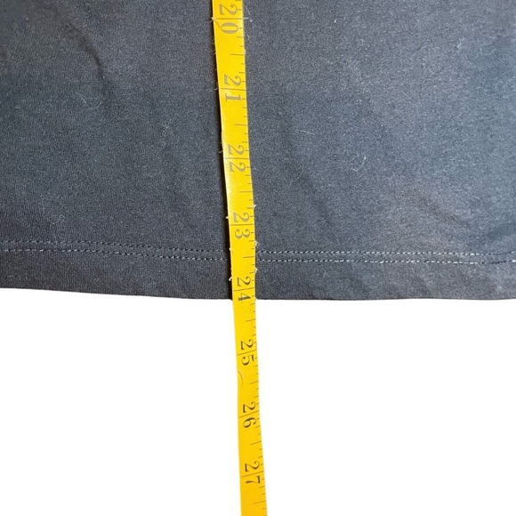 LOFT Outlet Navy Blue Garden Nature Graphic Top 3/4 Tie Sleeves Small Flower - Picture 9 of 9